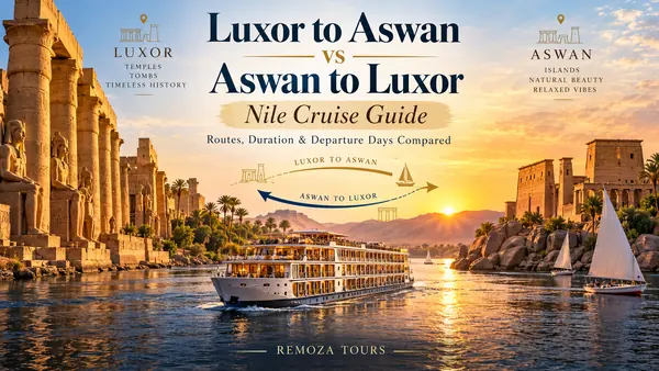 Luxor to Aswan vs Aswan to Luxor Nile Cruise Guide