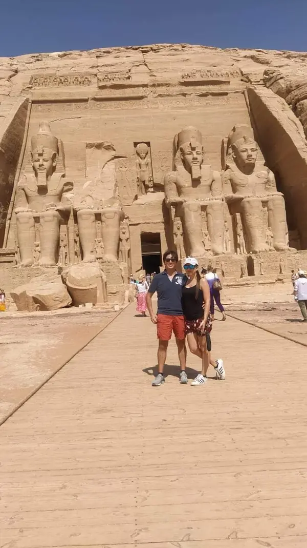 Abou Simbel en avion