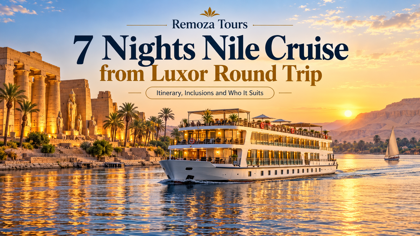 7 Nights Nile Cruise from Luxor Round Trip