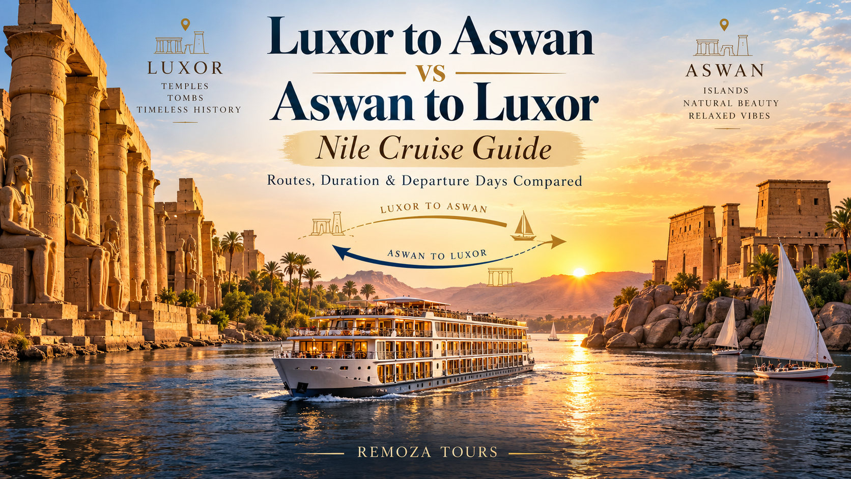 Luxor to Aswan vs Aswan to Luxor Nile Cruise Guide