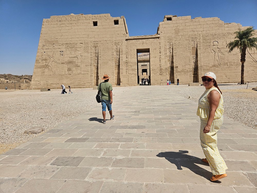The Temple of Horus at Edfu on the road between Luxor and Aswan