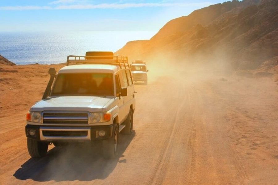 Unique sunset desert safari with Jeep 4X4 in Hurghada